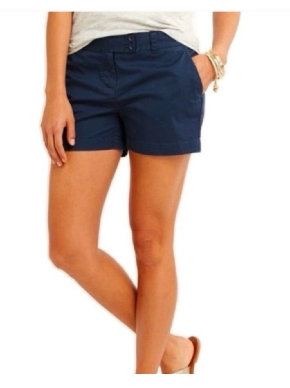 Vineyard Vines Navy Chino Cotton-Blend Shorts 6
